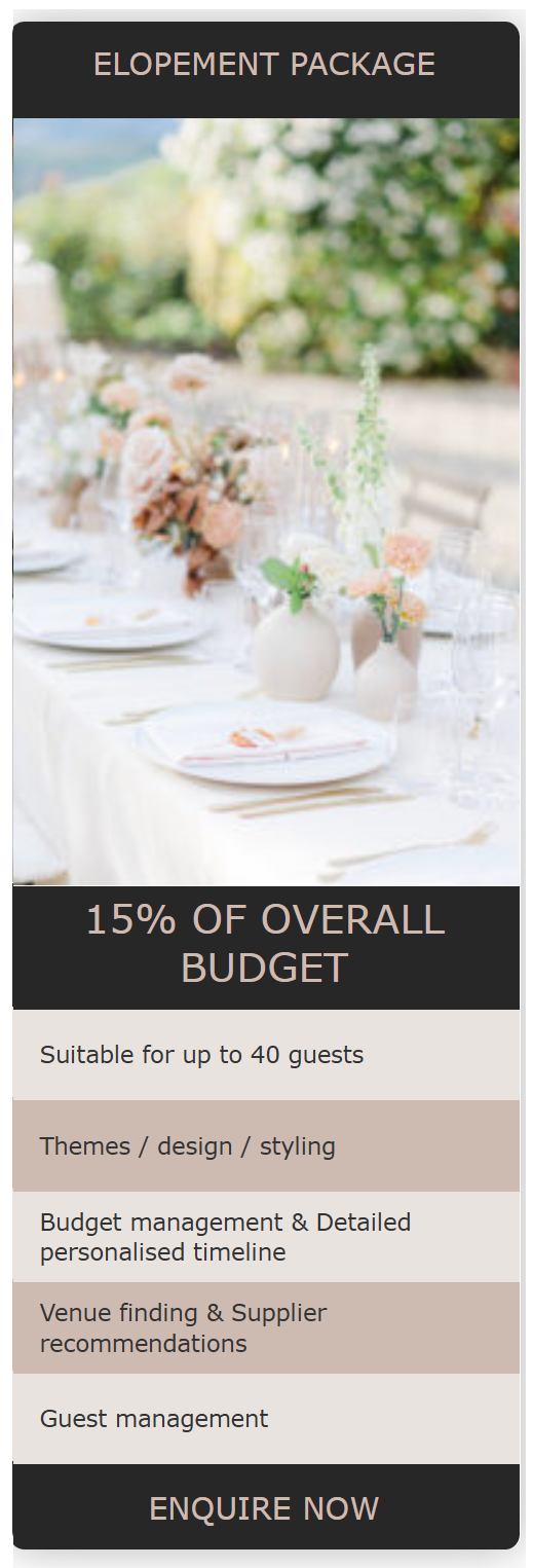 Elopement Package